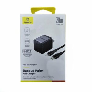 Bộ Sạc Nhanh Kèm Cáp Baseus Palm 1C 20W (For iPhone/iPad/Samsung/Google Pixel)